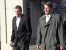 Crown lawyers in the Michael Oatway murder case leave the courthouse in Ottawa, Wednesday, Nov. 12, 2008.
