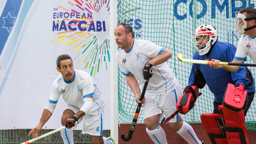 Hockey match at European Maccabi Games