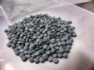 Fentanyl pills are shown in a handout photo. (Alberta Law Enforcement Response Teams/The Canadian Press)