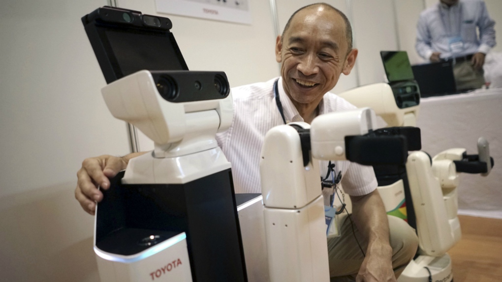 Toyota unveils human support robot
