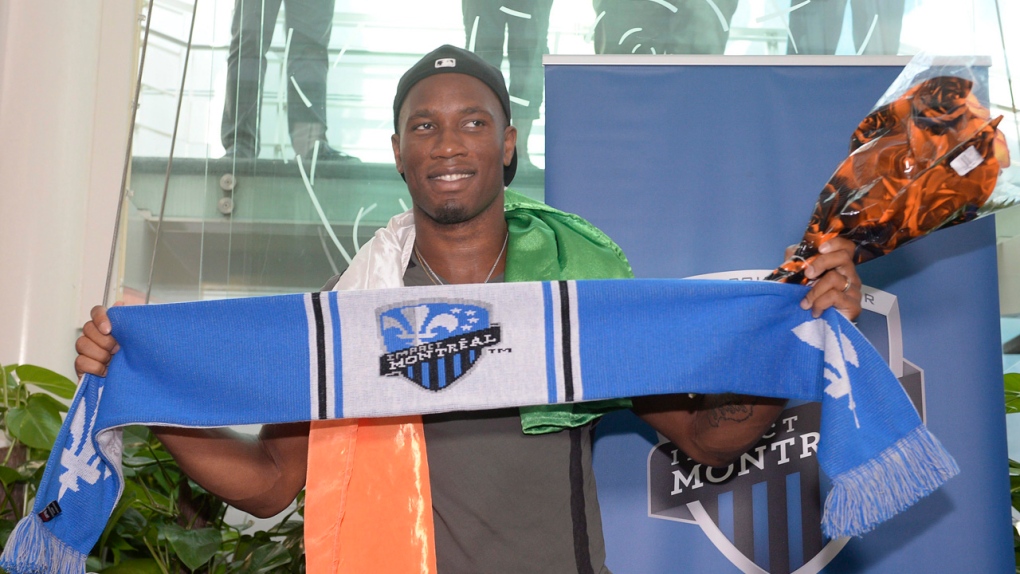 Montreal Impact's new soccer signing Didier Drogba