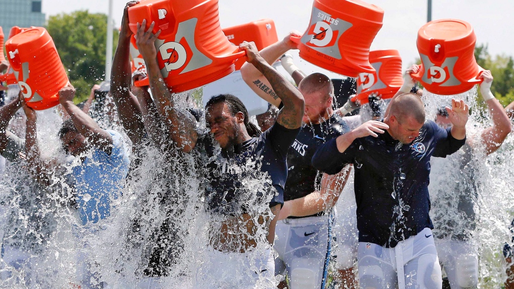 Tennessee Titans take part in Ice Bucket Challenge