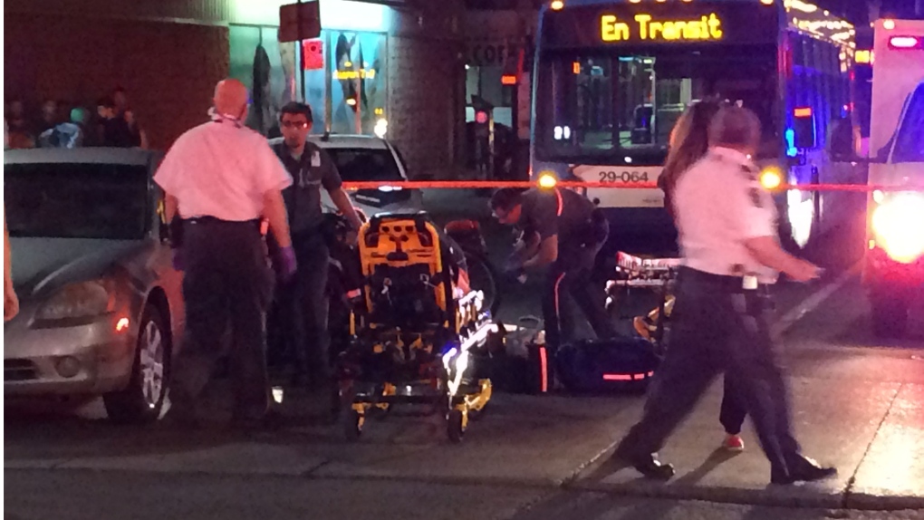 Four wounded in fight on St.-Laurent