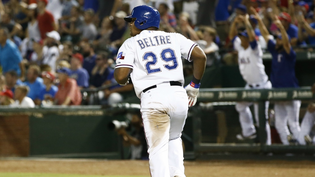 Beltre helps Rangers beat Astros