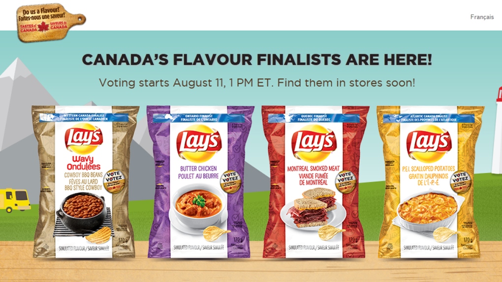 Lays Do Us A Flavour contenders for 2015