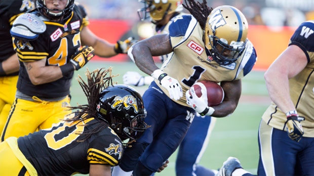 Bombers lose to Tiger-Cats