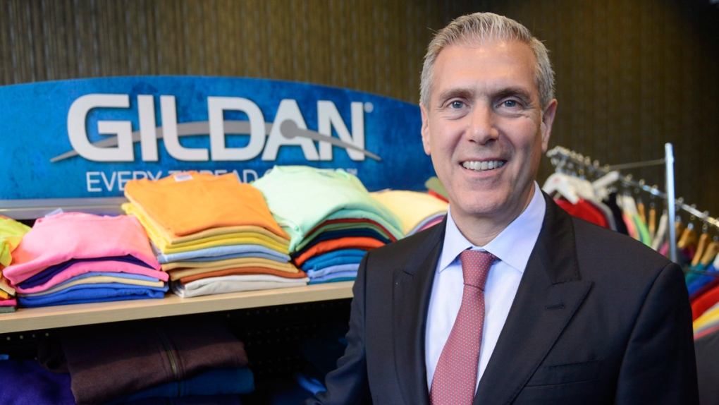 Gildan Activewear president & CEO Glenn Chamandy