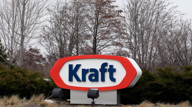 The Kraft logo appears outside of the headquarters on Wednesday, March 25, 2015, in Northfield, Ill. (AP / Nam Y. Huh)