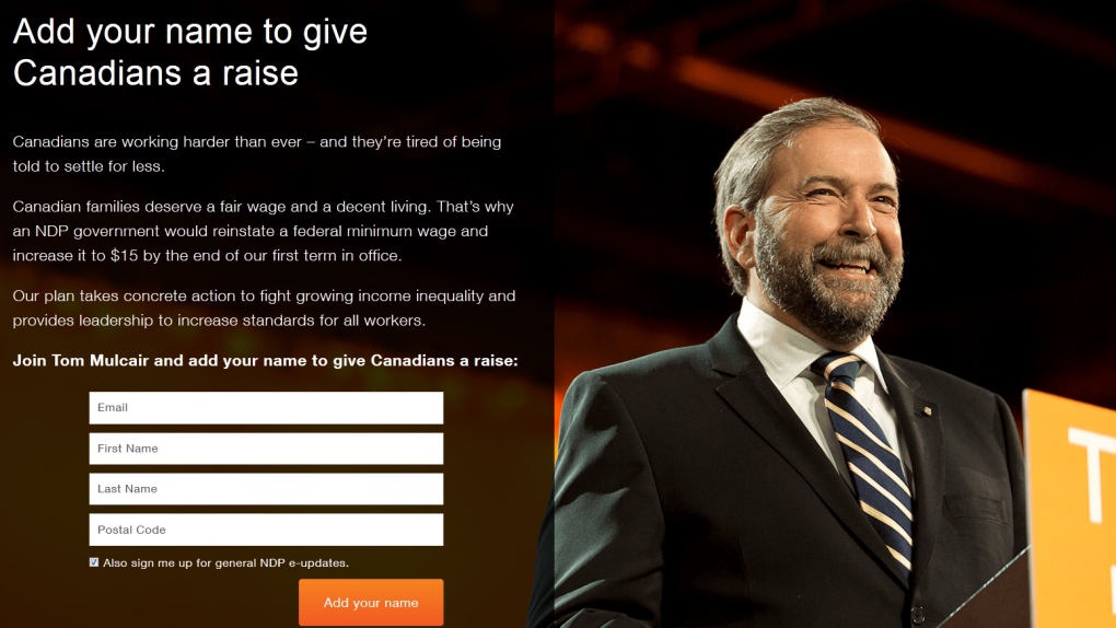 An image from the NDP's website