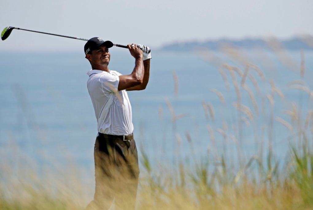 Tiger Woods during 2nd round of PGA Championship
