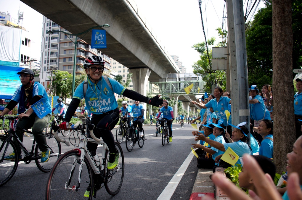 'Bike for Mom' in Bangkok, Thailand