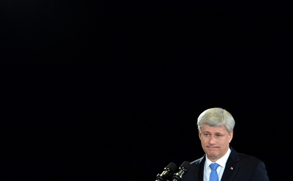 Stephen Harper under fire on trail due to Duffy