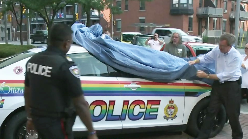 Ottawa Police at Pride parade