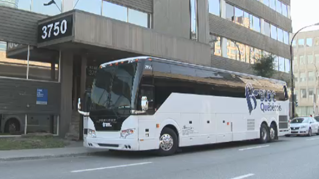 Bloc Quebecois unveils understated campaign bus