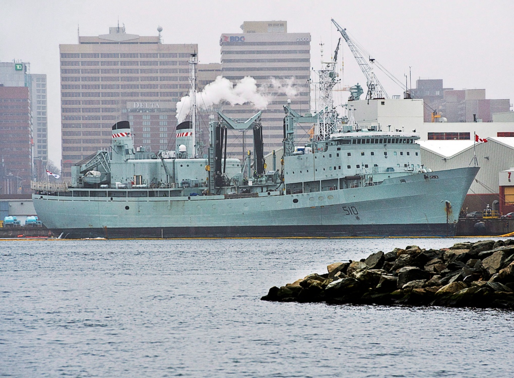 Canadian Navy supply ship