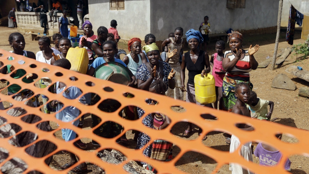 Ebola quarantine in Sierra Leone