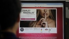 Ashley Madison's Korean web site is seen on a computer screen in Seoul, South Korea on June 10, 2015. (AP / Lee Jin-man)