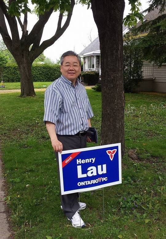 Photo courtesy of the Henry Lau campaign page on Facebook. 