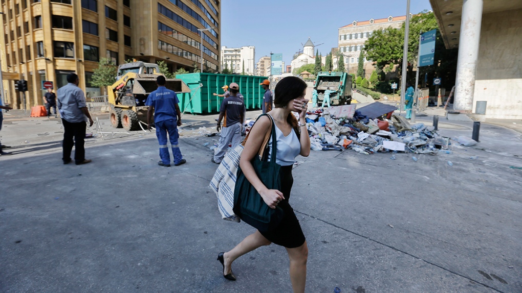 Protests over trash crisis in Lebanon