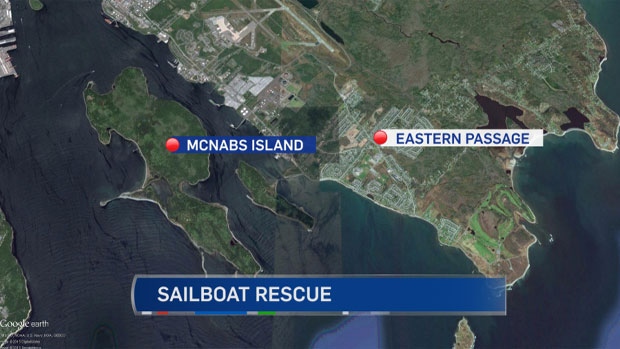 Sailboat rescue