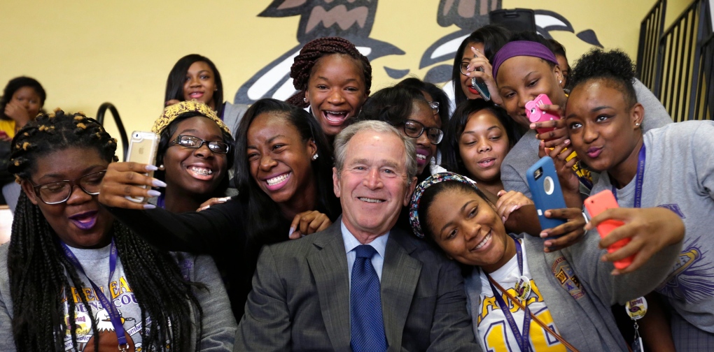 Former President George W. Bush in New Orleans