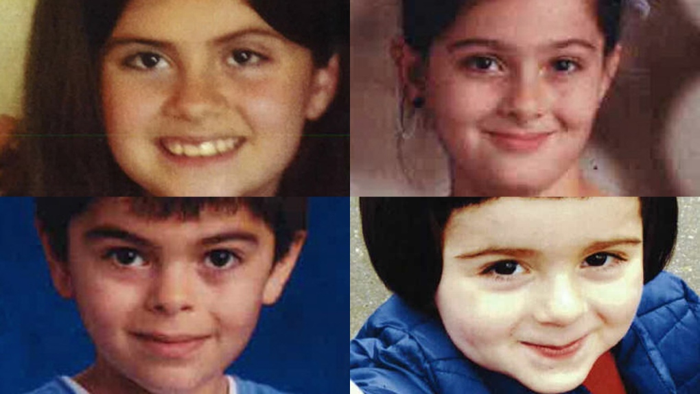Interpol images of the Mahmudi-Azer children