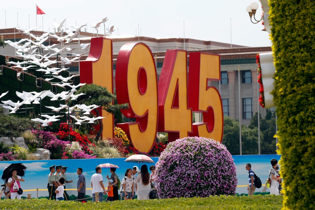 Tiananmen Square WWII anniversary in China