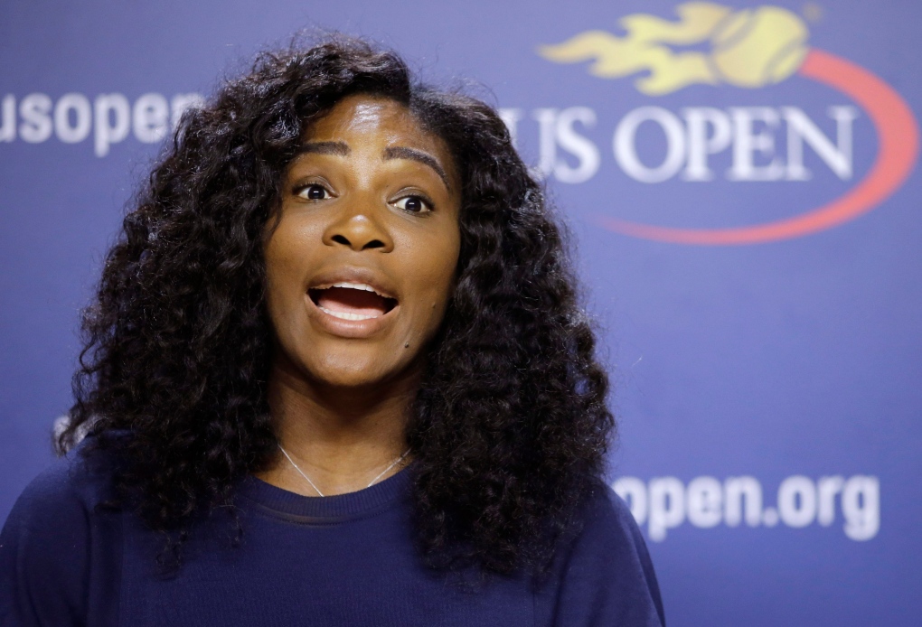 Serena Williams ahead of the US Open