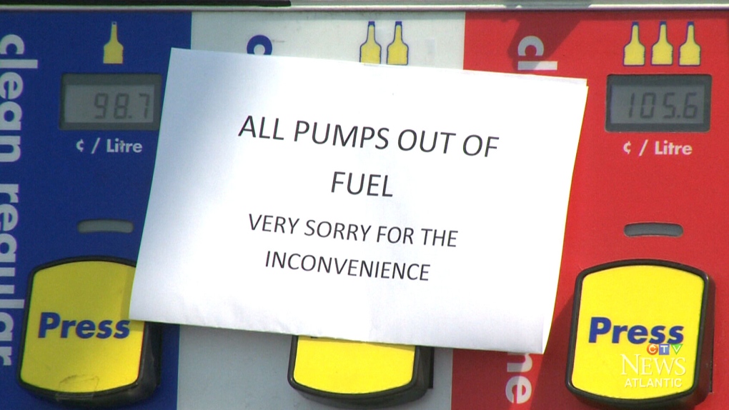 Fuel shortage in Atlantic Canada
