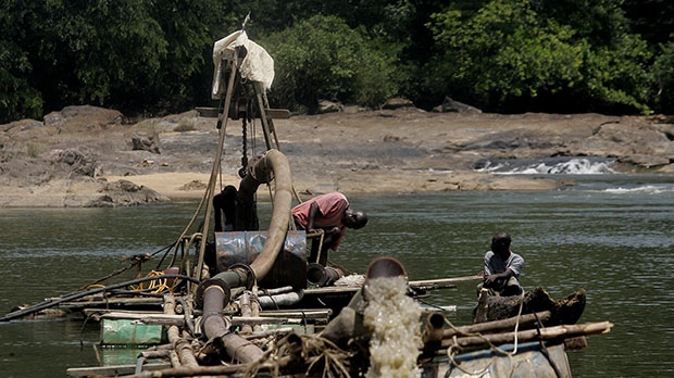 miners in Sierra Leone