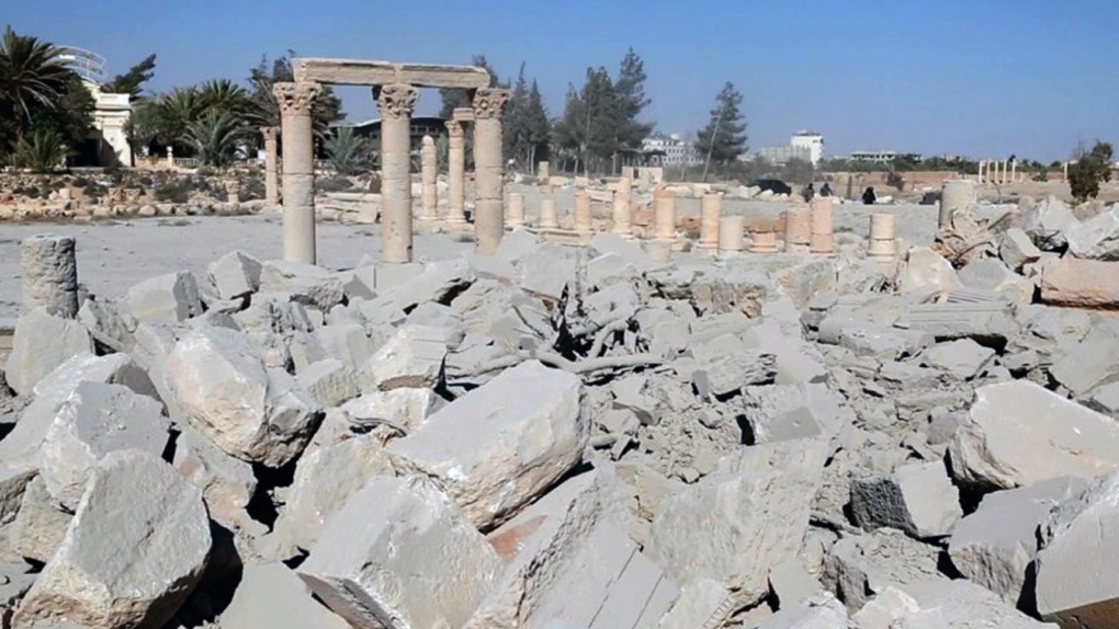ISIS damages Syria's Palmyra ancient city