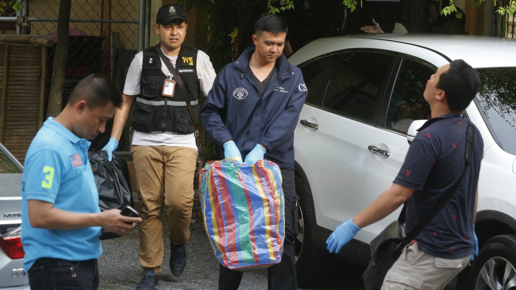 Thai police collect evidence on Bangkok blast