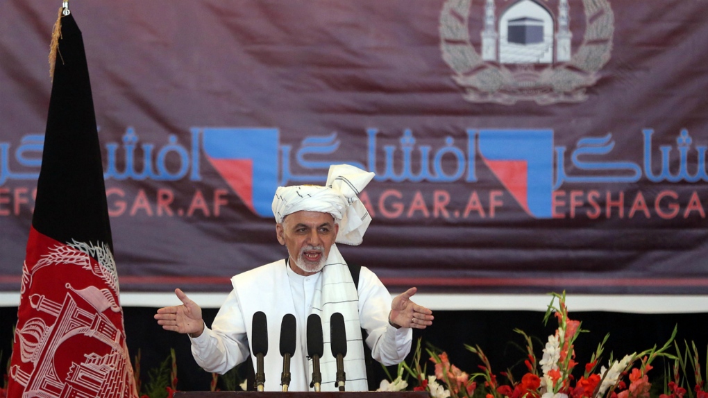 Afghan president rails against corruption