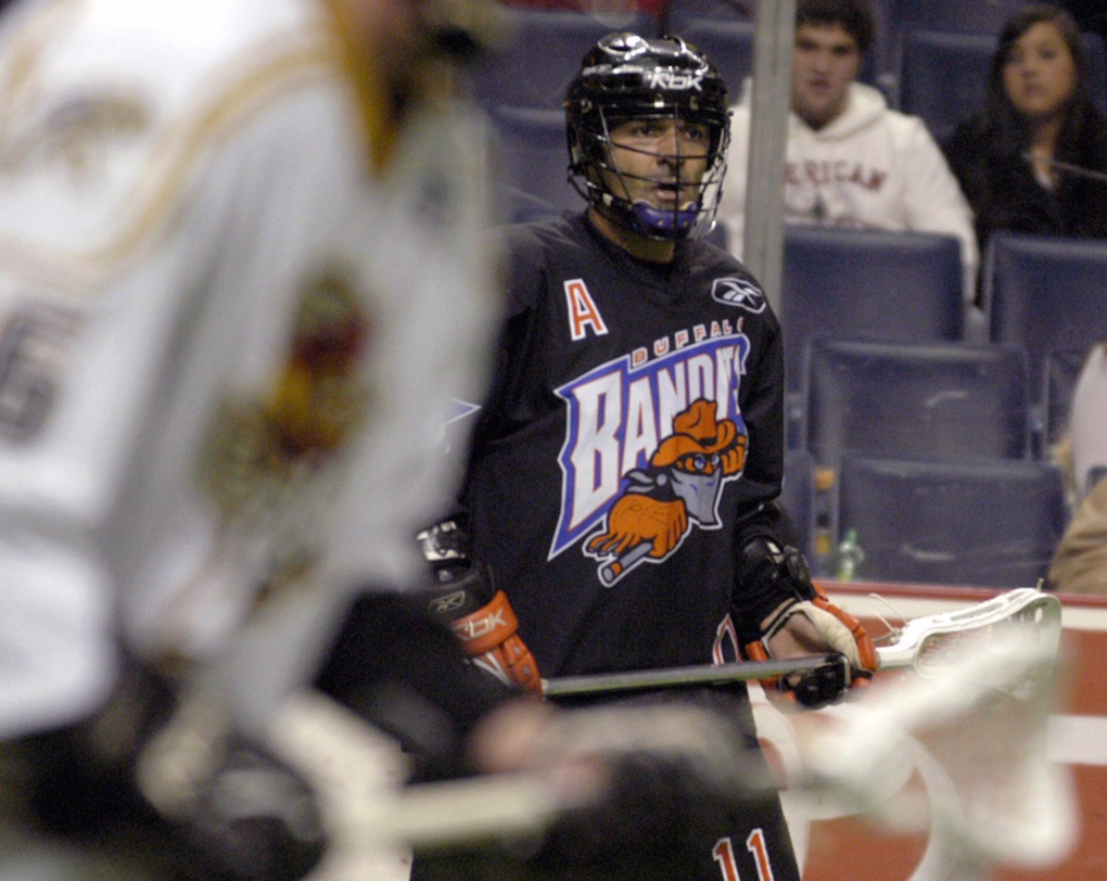 Buffalo Bandits lacrosse player John Tavares