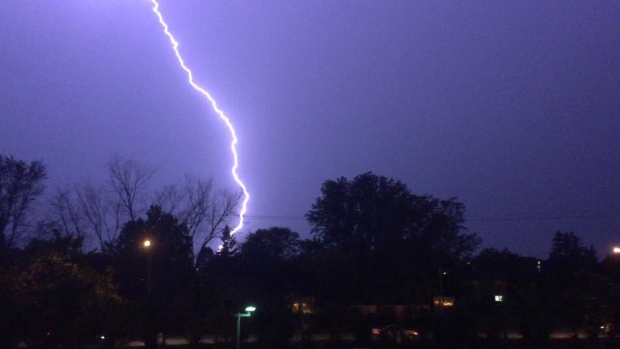Severe thunderstorms could develop Friday afternoon in communities across northeastern Ontario, Environment Canada said. (File)