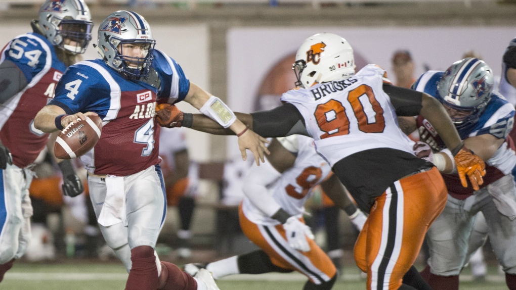 Lions beat Alouettes with backup quarterback