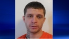 Federal inmate Kraig Tasker is being sought on a Canada wide warrant. Photo is courtesy of Provincial ROPE Squad. 