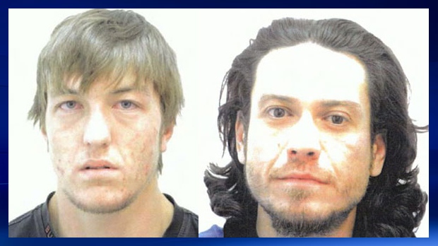Arrest warrants have been issued for Colton Eli King, 20, and 33-year-old Michael Warren Stoffels (Calgary Police Service)