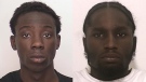 Soloman Houlder, 20, and Omar Dewdney, 28, are shown in this composite image from Toronto Police Service photos.