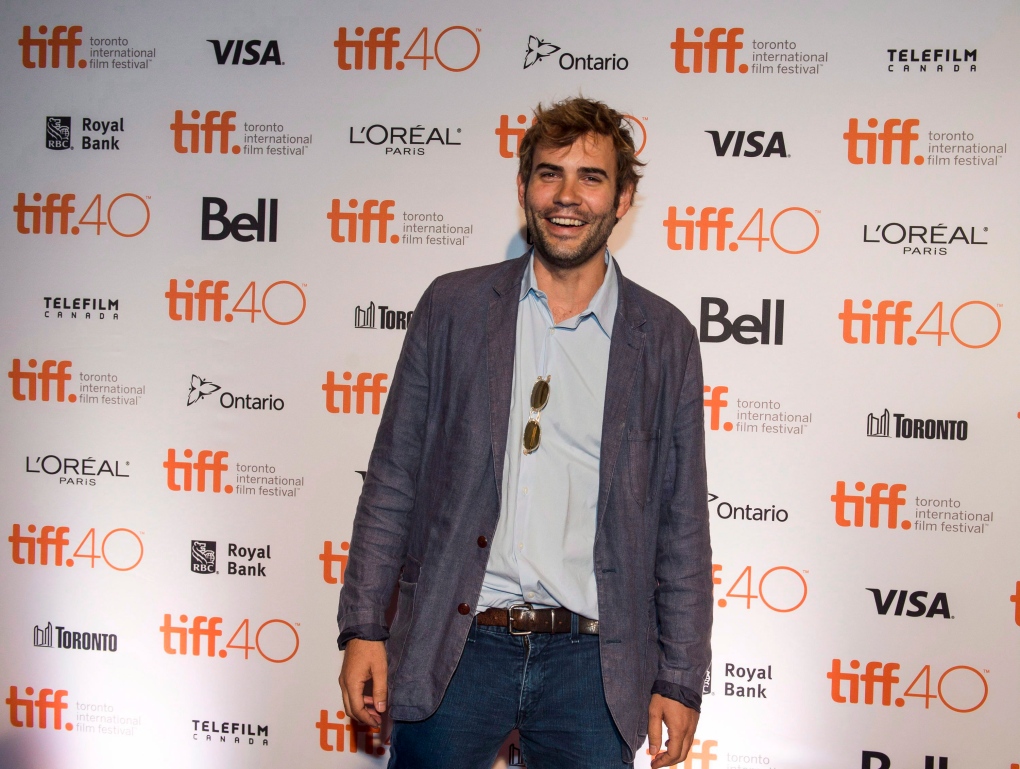 Rossif Sutherland at TIFF news conference 