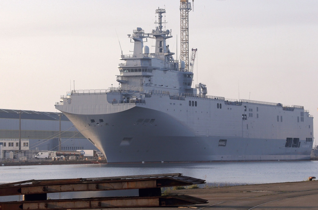 Warship in France