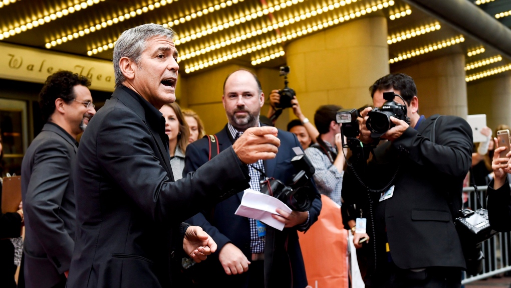 Geroge Clooney at opening of TIFF