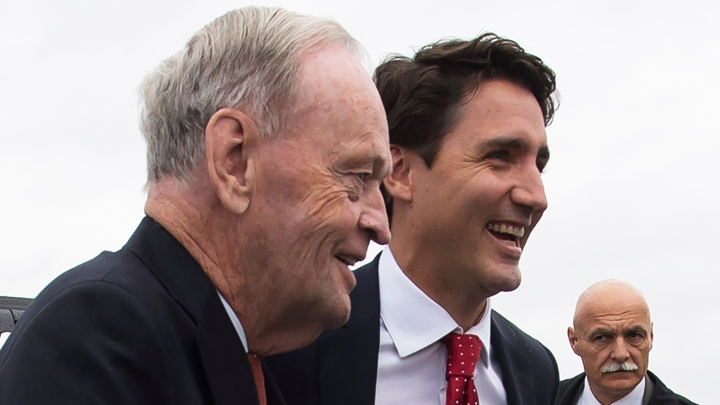 Justin Trudeau and Jean Chretien