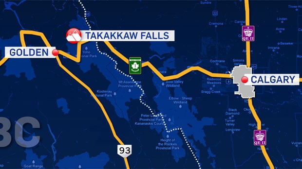 Takakkaw Falls missing climber