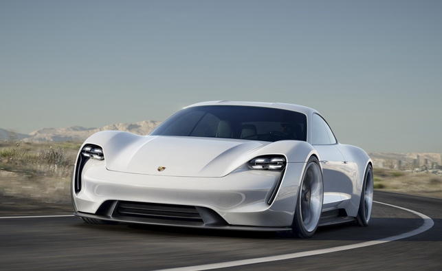 Porsche Mission E electric concept 