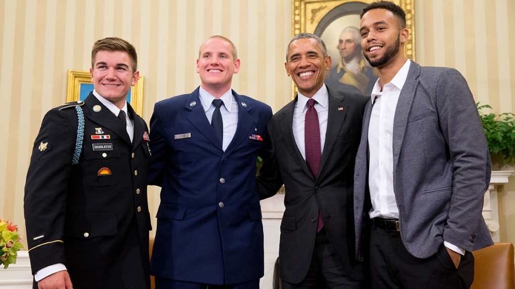 U.S. President Barack Obama poses for a photograph