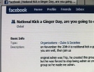 A Facebook group encouraging people to 'kick a ginger,' was a concern for parents and school officials.