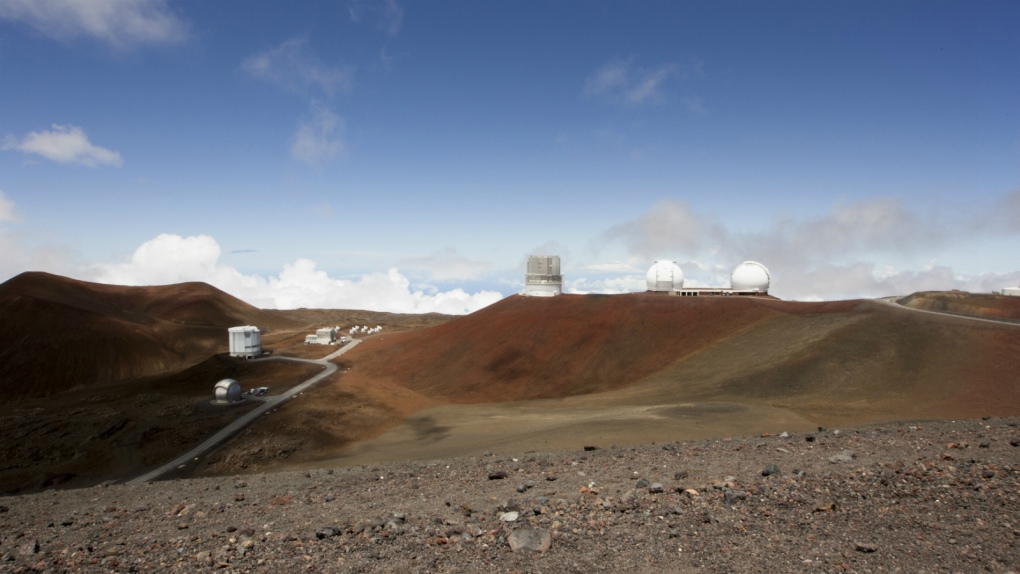 Hawaii telescope on Mauna Kea