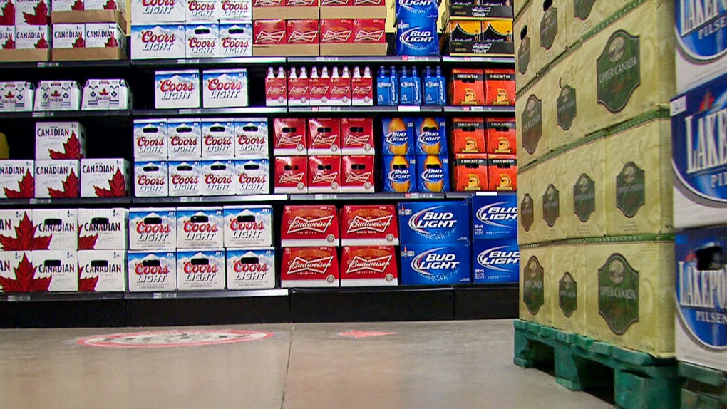 Beer sales in grocery stores