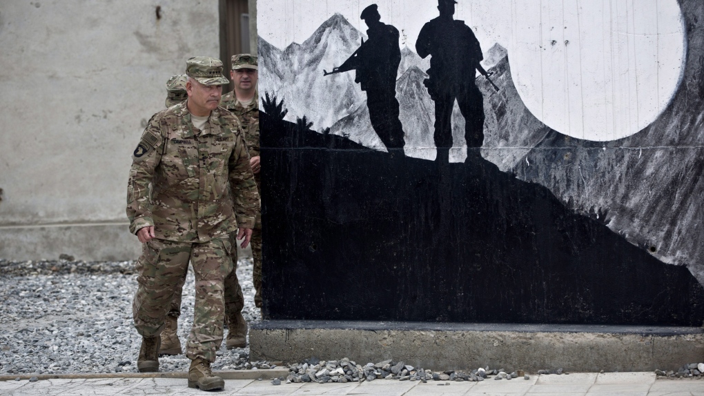 U.S. Army General John F. Campbell in Kabul